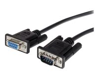StarTech.com Câble série DB9 RS232 noir en liaison directe 3 m - M/F