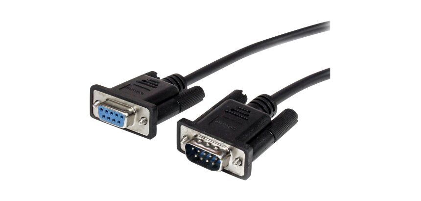 StarTech.com Câble série DB9 RS232 noir en liaison directe 3 m - M/F