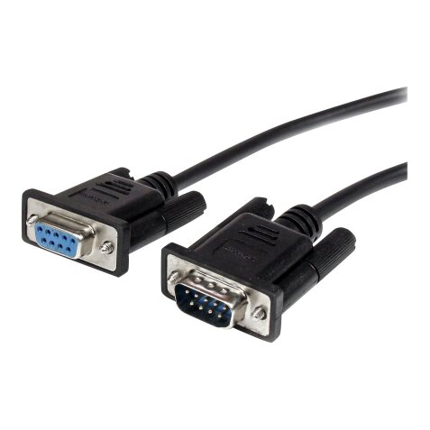 StarTech.com Câble série DB9 RS232 noir en liaison directe 3 m - M/F
