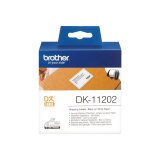 Brother DK-11202 ruban d'étiquette Noir sur blanc