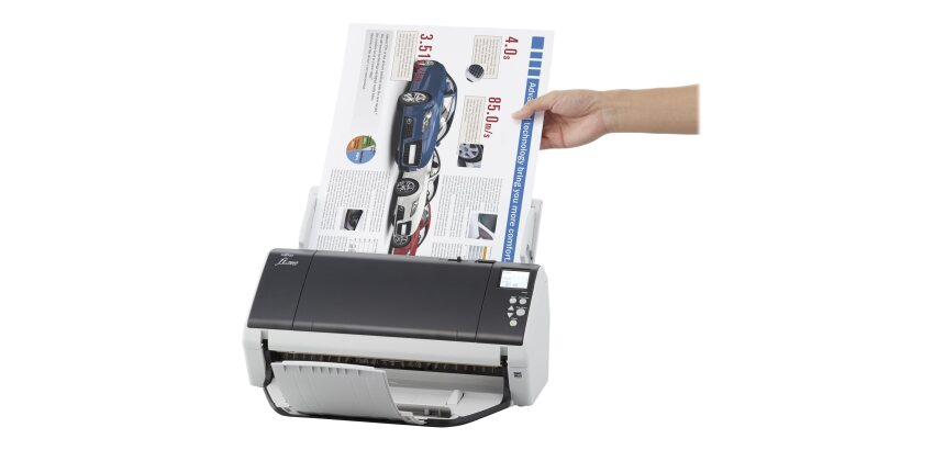 Ricoh fi-7480 Scanner ADF 600 x 600 DPI A3 Gris, Blanc