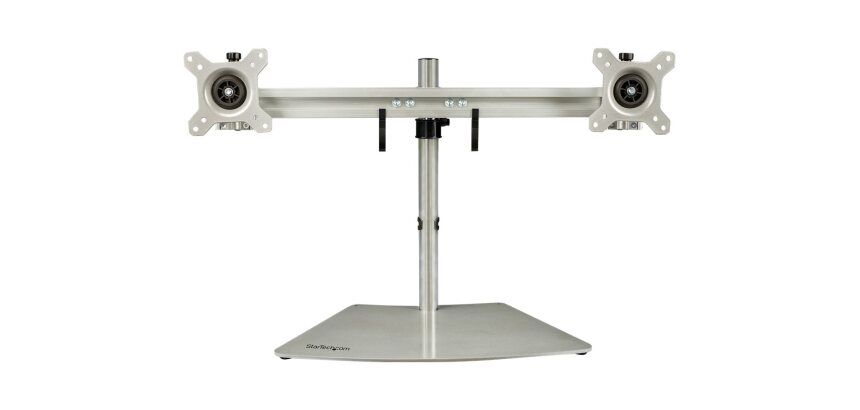 StarTech.com Bras pour écran PC double affichage à fixation horizontale - Aluminium