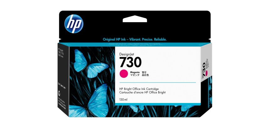 HP 730 DesignJet cartouche couleur séparée pour imprimante jet d'encre