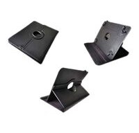 DLH Coque etui folio universelle pour tablette 10" - rabat avec support intégré multi-angles