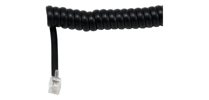 MCL telefoonkabel FCM11SPIR-2M 2,10 m