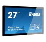 iiyama ProLite TF2738MSC-B2 écran plat de PC 68,6 cm (27") 1920 x 1080 pixels Full HD LED Écran tactile Multi-utilisateur Noir