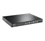 TP-Link Omada SG3428MP commutateur réseau Géré L2+ Gigabit Ethernet (10/100/1000) Connexion Ethernet, supportant l'alimentation via ce port (PoE) 1U Noir