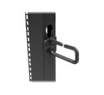 StarTech.com Rack Serveur Mobile 25U 4 Poteaux, Rack Réseau 19" 4 Poteaux avec Roulettes, Rack Roulant avec Profondeur Ajustable pour PC/AV/Données/Informatique - Roulettes, Pieds de nivellement ou Fixation au Sol