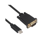 DLH DY-TU4744 câble vidéo et adaptateur 1,8 m USB Type-C VGA (D-Sub) Noir