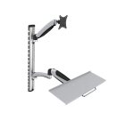 Support pour écran LCD/LED, avec porte-clavier