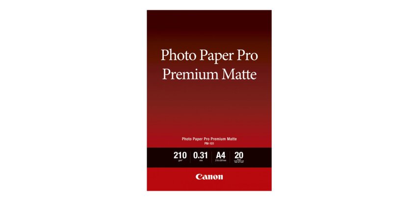 Canon Papier photo A4 Premium Mat PM-101 - 20 feuilles
