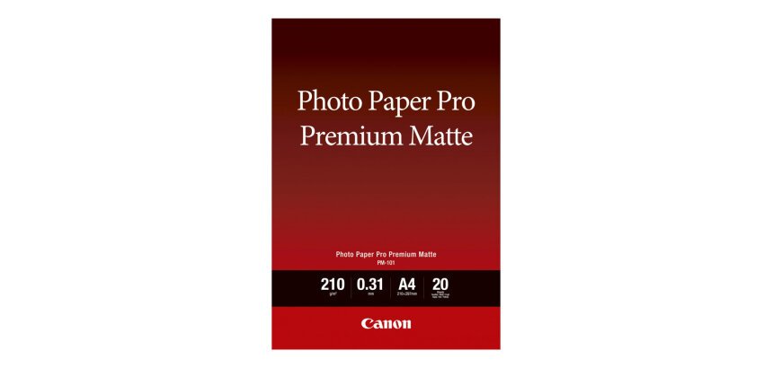 Canon Papier photo A4 Premium Mat PM-101 - 20 feuilles