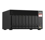 QNAP TS-873A NAS Tower Ryzen Embedded V1500B 8 Go DDR4 0 To QNAP Turbo System Noir