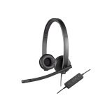 Logitech USB Headset H570e Stereo Kopfhörer Verkabelt Kopfband Büro/Callcenter Schwarz