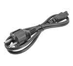 StarTech.com Cordon d'alimentation en trèfle Schuko CEE7 vers C5 de 1m pour ordinateur portable - M/F - Noir