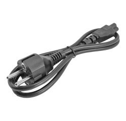 StarTech.com Cordon d'alimentation en trèfle Schuko CEE7 vers C5 de 1m pour ordinateur portable - M/F - Noir