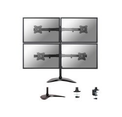 Neomounts NM-D335D4BLACK Support d'écran à poser 10-27"