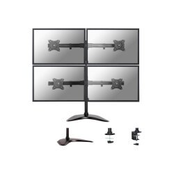 Neomounts NM-D335D4BLACK Support d'écran à poser 10-27"