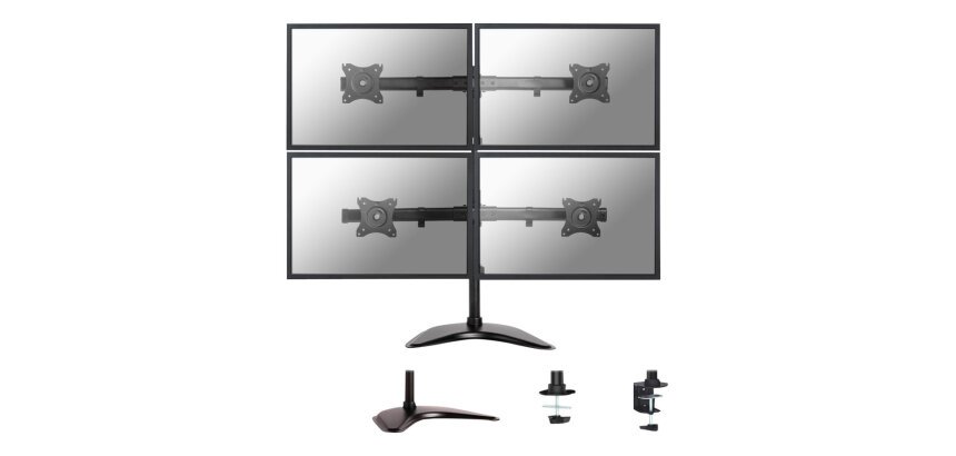 Neomounts NM-D335D4BLACK Support d'écran à poser 10-27"