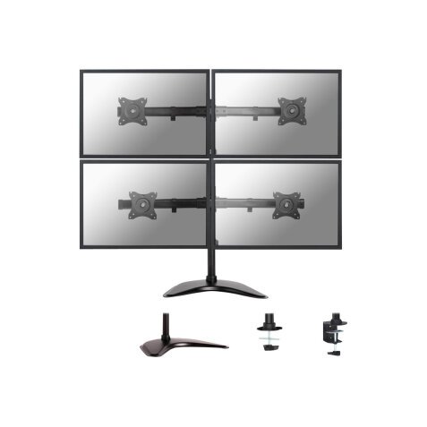Neomounts NM-D335D4BLACK Support d'écran à poser 10-27"