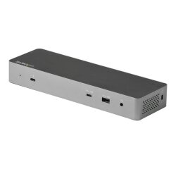 StarTech.com Station d'Accueil USB C pour Macbook Pro/Air-M1/M2/M3/M4, Compatible TB, HDMI/Port d'Affichage, Double 4K 60Hz/Simple 8K, Station d'Accueil pour PC USB-C, 96W Power Delivery, USB 10Gbps