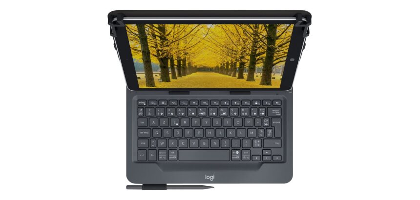 Logitech Universal Folio avec clavier intégré pour les tablettes Apple, Android et Windows 9 à 10 pouces