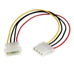 StarTech.com Câble d'Extension Alimentation Molex LP4 30 cm - Rallonge de Câble LP4 - Mâle vers Femelle