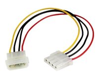 StarTech.com Câble d'Extension Alimentation Molex LP4 30 cm - Rallonge de Câble LP4 - Mâle vers Femelle