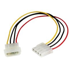 StarTech.com Câble d'Extension Alimentation Molex LP4 30 cm - Rallonge de Câble LP4 - Mâle vers Femelle