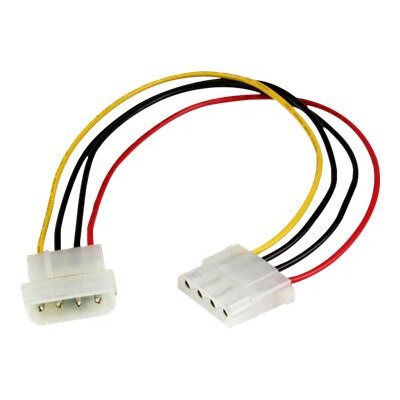 StarTech.com Câble d'Extension Alimentation Molex LP4 30 cm - Rallonge de Câble LP4 - Mâle vers Femelle