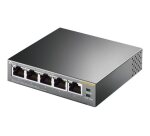 TP-Link TL-SG1005P Non-géré Gigabit Ethernet (10/100/1000) Connexion Ethernet, supportant l'alimentation via ce port (PoE) Noir