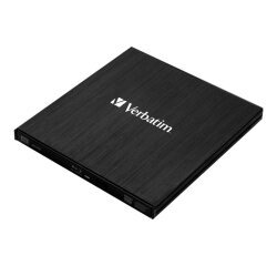 Verbatim External Slimline lecteur de disques optiques Blu-Ray RW Noir