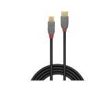 Lindy Câble USB 2.0 Type C vers Micro-B, Anthra Line, 2m
