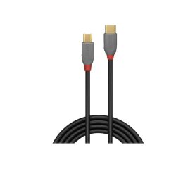 Lindy Câble USB 2.0 Type C vers Micro-B, Anthra Line, 2m