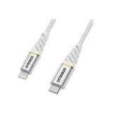 OtterBox Premium Cable USB C-Lightning 1M USB-PD, Cloud Sky White