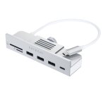 Satechi ST-UCICHS station d'accueil USB 3.2 Gen 1 (3.1 Gen 1) Type-C Argent