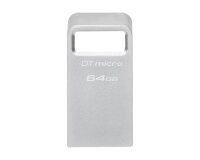 Kingston Technology DataTraveler 64 Go Micro 200 Mo/s Metal USB 3.2 Gen 1