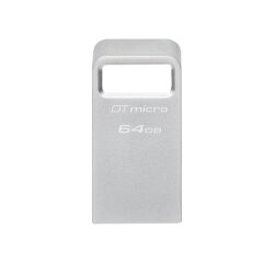 Kingston Technology DataTraveler 64 Go Micro 200 Mo/s Metal USB 3.2 Gen 1
