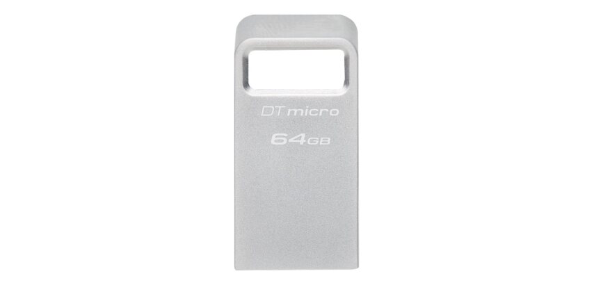Kingston Technology DataTraveler 64 Go Micro 200 Mo/s Metal USB 3.2 Gen 1