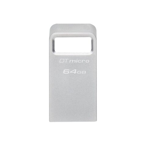 Kingston Technology DataTraveler 64 Go Micro 200 Mo/s Metal USB 3.2 Gen 1