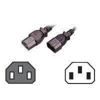 MCL Cable Electric male/female 2m Noir