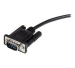 StarTech.com Câble série DB9 RS232 noir en liaison directe 50 cm - M/F