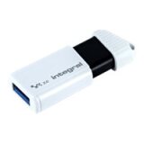 Clé USB 3.0 128Go Turbo Blanche INFD128GBTURBWH3.0