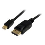 StarTech.com Câble Mini DisplayPort vers DisplayPort 1.2 de 3 m - Câble Adaptateur Mini DP vers DisplayPort 4K x 2K UHD - Câble Mini DP vers DP pour Moniteur - Câble de Conversion mDP vers DP
