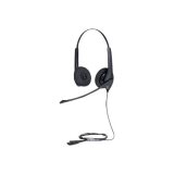 Jabra 1519-0154 écouteur/casque Avec fil Arceau Bureau/Centre d'appels Bluetooth Noir