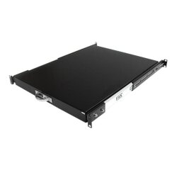StarTech.com Plateau Coulissant 1U pour Clavier pour Montage en Rack de Serveur - 25 kg - Tiroir Coulissant en Acier de 55,8 cm de Profondeur pour Rack d'Equipement AV, Réseau 19"
