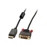 Lindy 41492 câble vidéo et adaptateur 3 m DVI-D DisplayPort Noir