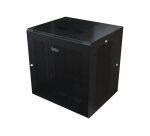 StarTech.com Armoire Réseau Murale à 4 Montants 12U avec Étagère 1U, Armoire Serveur Murale 19" à Charnières pour Équipement IT/AV/Électronique/Ordinateur, Armoire Rack Ventilée Flexible