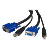StarTech.com Câble pour switch KVM USB VGA de 3 m