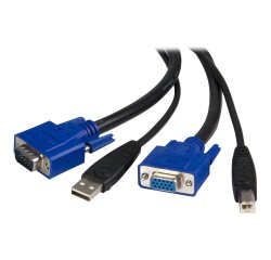 StarTech.com Câble pour switch KVM USB VGA de 3 m